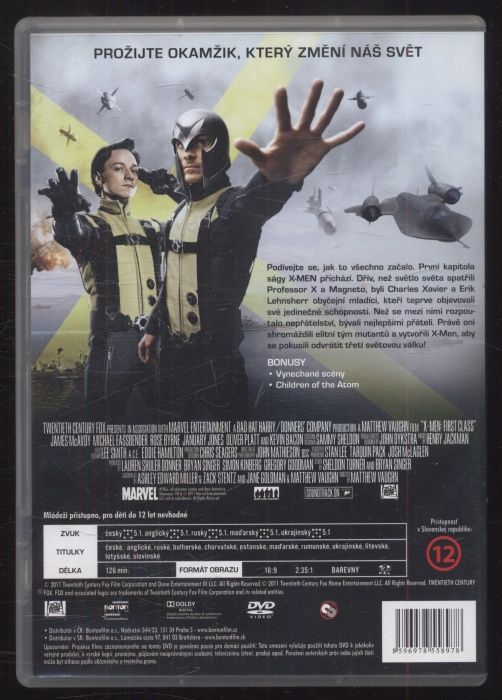 X-Men: První třída (DVD)