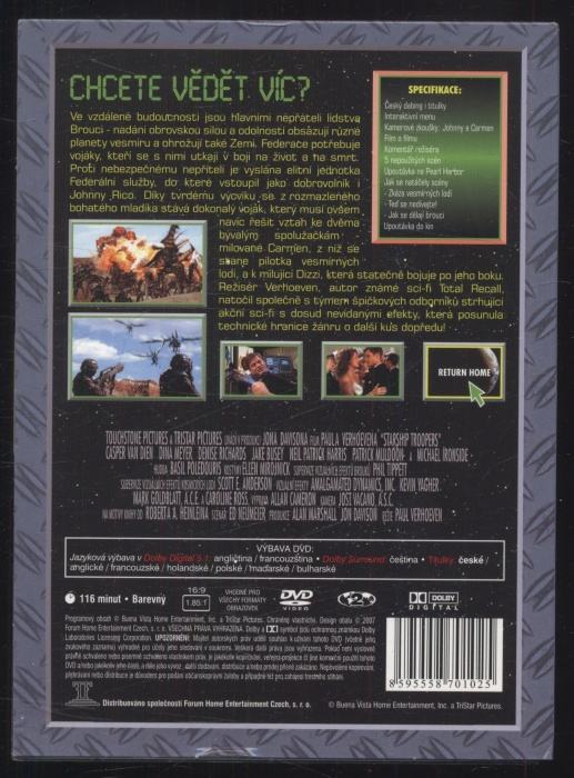Hvězdná pěchota (DVD)