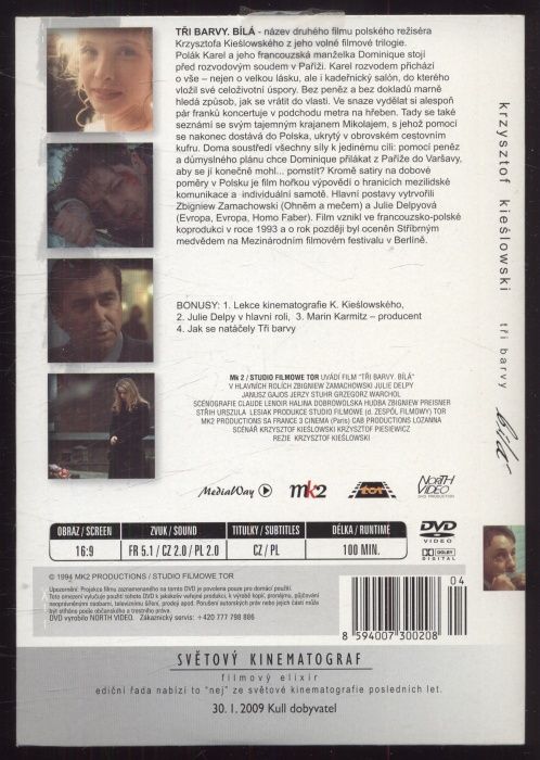 Tři barvy: Bílá (DVD)