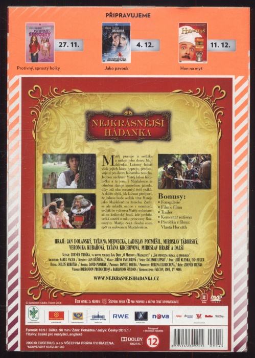 Nejkrásnější hádanka (DVD)