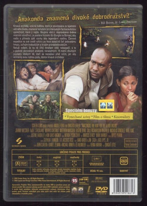 Anakonda: Honba za krvavou orchidejí (DVD)