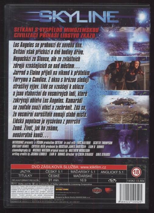 Skyline / Pavouci z vesmíru(DVD)