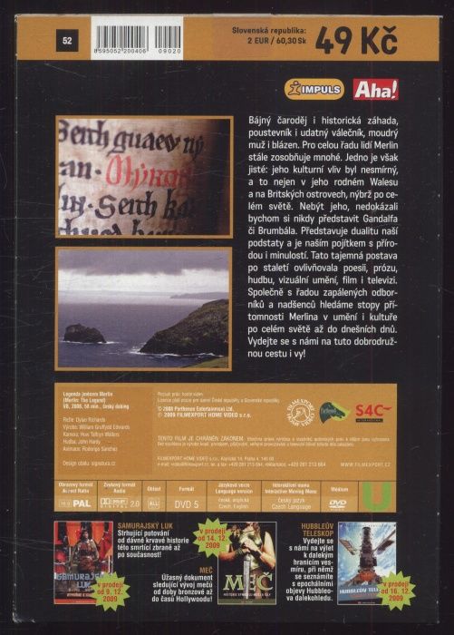 Legenda jménem Merlin (DVD)