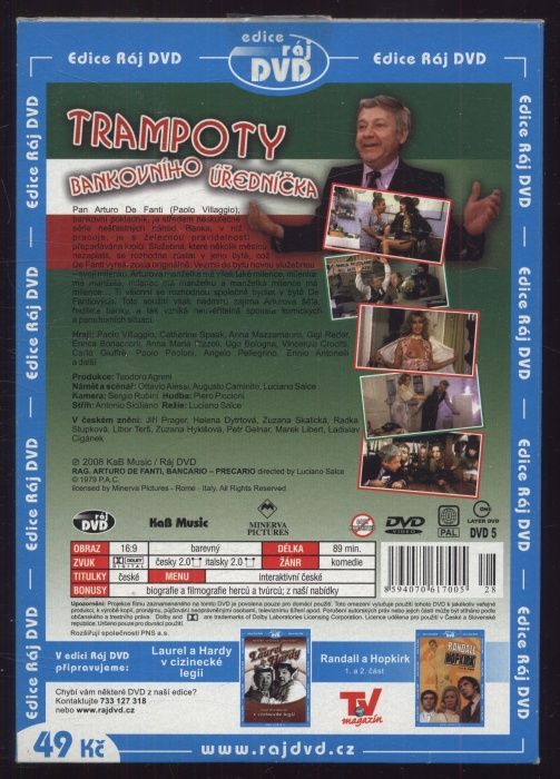 Trampoty bankovního úředníčka (DVD)