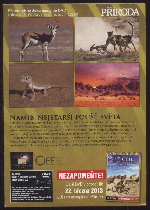Namib, nejstarší poušť světa (DVD)