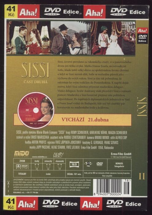 Sissi, mladá císařovna (DVD)