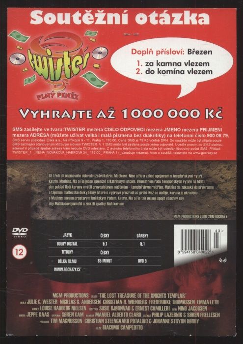 Ztracený poklad teplářských rytířů 3 (DVD)