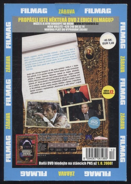 Dobrodružství Sherlocka Holmese a doktora Watsona: Král vyděračů, Osudový zápas, Lov na tygra (DVD)