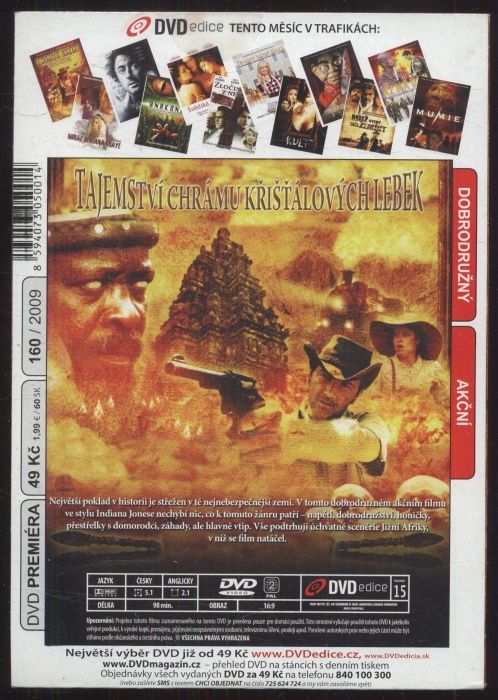 Tajemství chrámu křišťálových lebek (DVD)