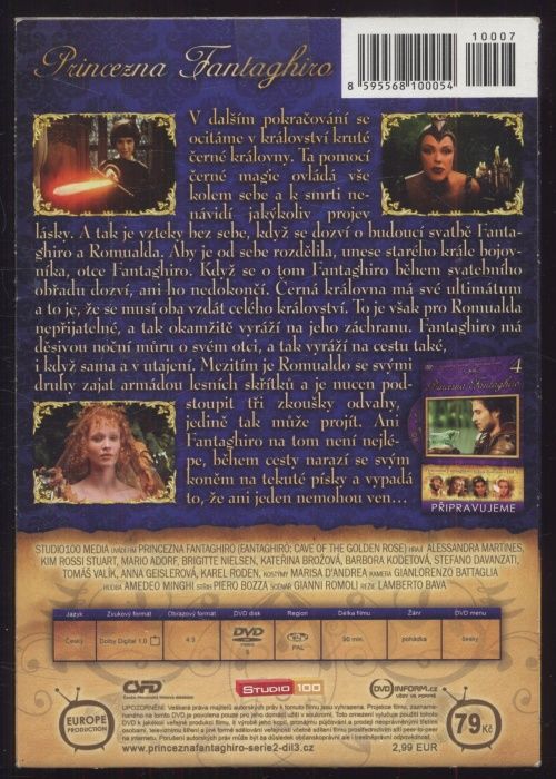 Princezna Fantaghiro: Jeskyně Zlaté růže - Díl 3. (DVD)