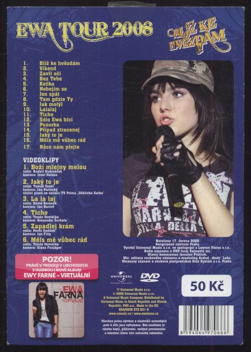 EWA Tour 2008: Blíž ke hvězdám (DVD)