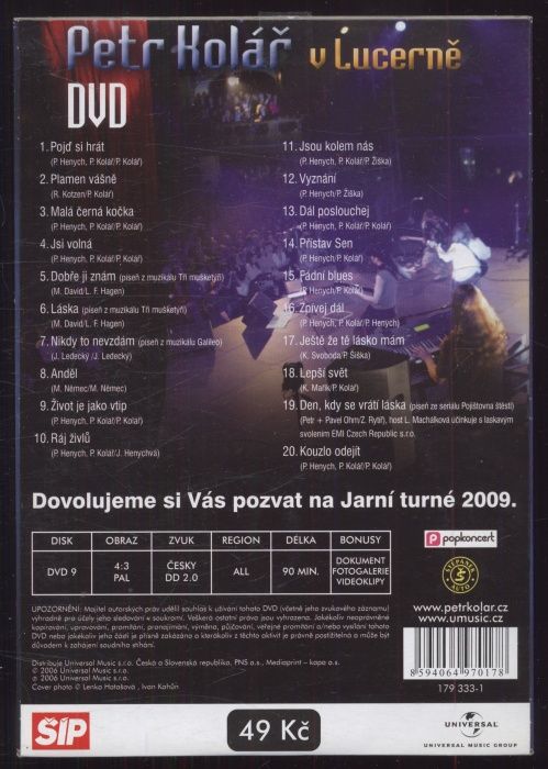 Petr Kolář v Lucerně (DVD)