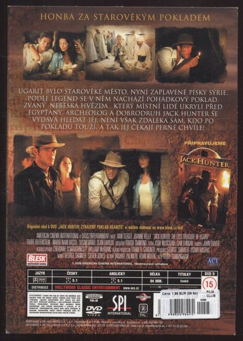 Jack Hunter: Ztracený poklad Ugaritů (DVD)