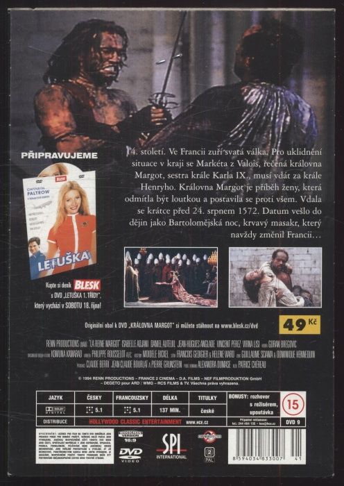 Královna Margot (DVD)