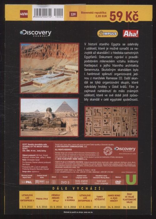 Egypt: Skandály starověkého světa (DVD)