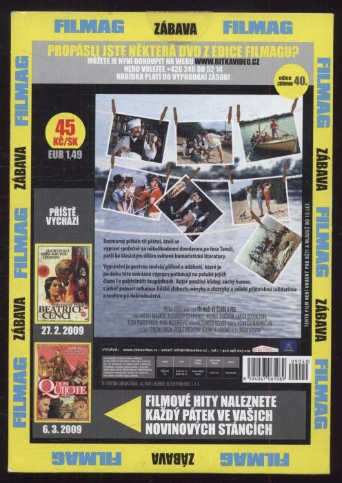 Tři muži ve člunu a pes (DVD)