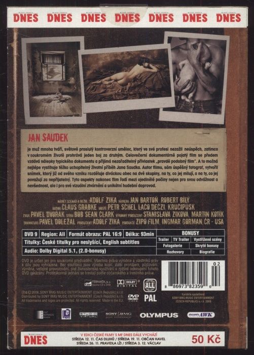 Jan Saudek - V pekle svých vášní, ráj v nedohlednu (DVD)