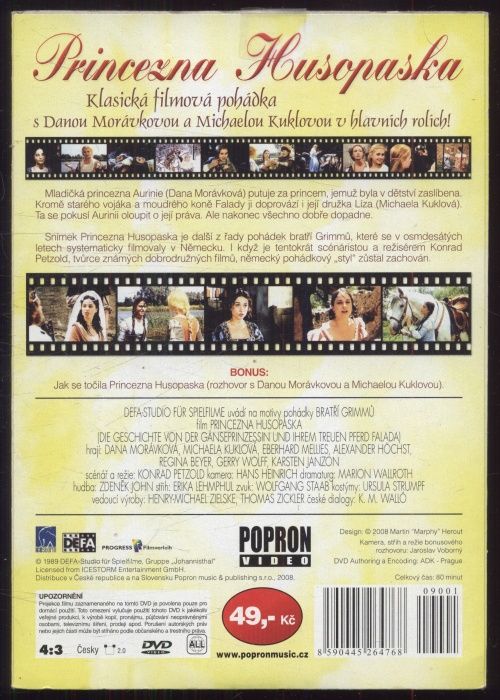 Princezna Husopaska (DVD)