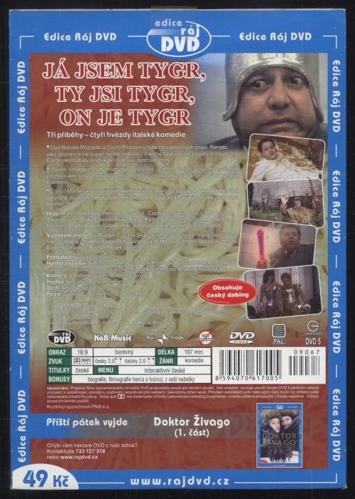 Já jsem tygr, ty jsi tygr, on je tygr (DVD)
