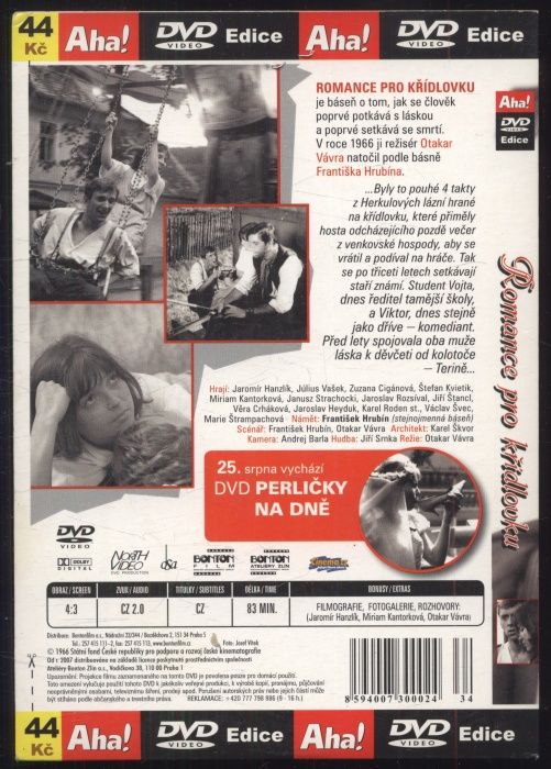 Romance pro křídlovku (DVD)
