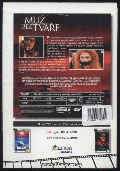 Muž bez tváře (DVD)