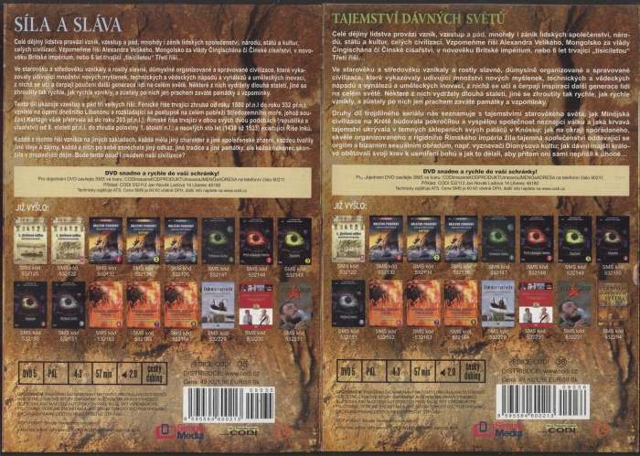 Vzkříšení dávných světů: 1 Síla a sláva; 2 Tajemství dávných světů (2DVD)