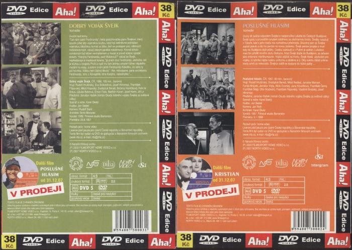 Dobrá voják Švejk; Poslušně hlásím (2DVD)