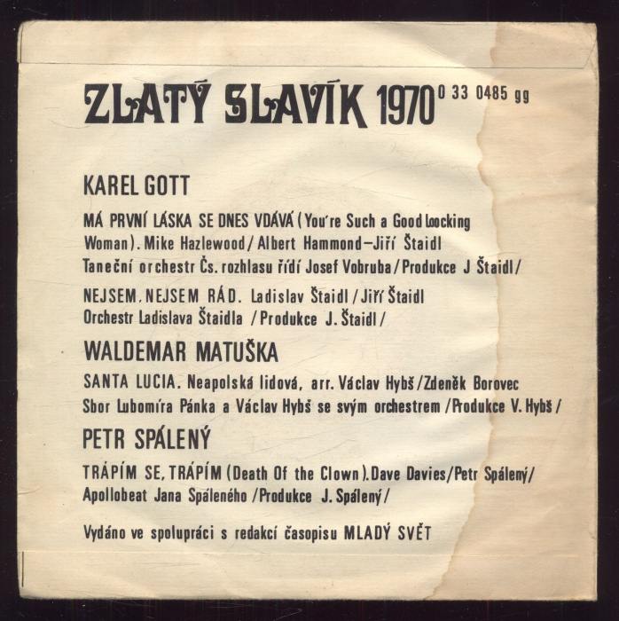 Various - Zlatý slavík 1970 (EP)