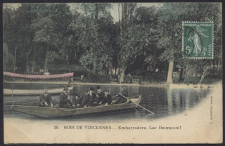 Bois De Vincennes. Embarcadére. Lac Daumesnil.