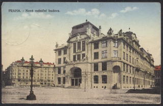 Praha. Nová radniční budova.