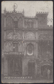 Paris. Montmartre. Cabaret Le Ciel.