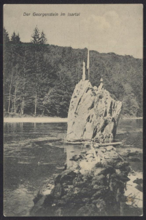 Baierbrunn. Der Georgenstein im Isartal.