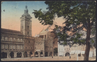 České Budějovice. Náměstí.