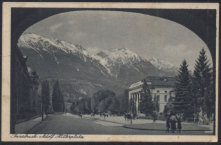 Innsbruck. Adolf Hitler Platz.