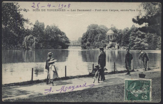 Bois De Vincennes. Lac Daumesnil. Pont aux Carpes, entrée des Iles.
