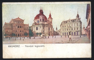 Kroměříž. Náměstí legionářů.