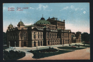 Kraków. Teatr Miejski. (Krakau. Theater.).