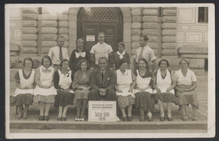 Sušice. Škola. Zotavovací osada Zdravé generace. 1935