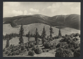 Nízké Tatry, pohľad od Heľpy na Kráľovu hoľu