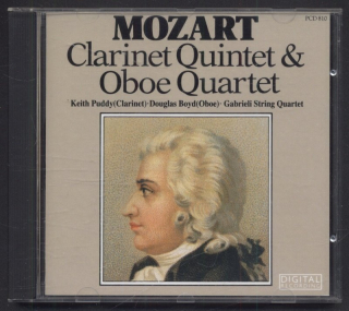 Mozart; Gabrieli String Quartet, Keith Puddy, Douglas Boyd - Clarinet Quintet & Oboe Quartet (CD)
