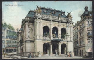 Karlovy Vary. Karlsbad. Das Theater