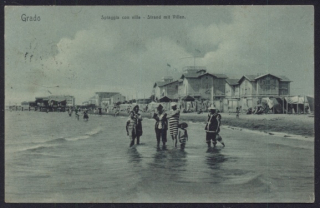 Grado (Splaggia con ville / Strand mit Villen)