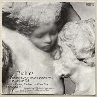 Brahms - Sonate Für Klavier Und Violine Nr. 3 D-moll Op. 108 / Trio Für Klavier, Violine Und Waldhorn Es-dur Op. 40 (LP)