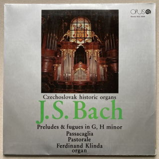 Johann Sebastian Bach, Ferdinand Klinda - Preludes & Fugues In G, H Minor (LP)