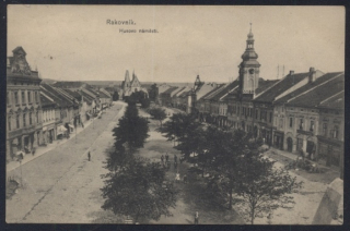 Rakovník. Husovo náměstí.