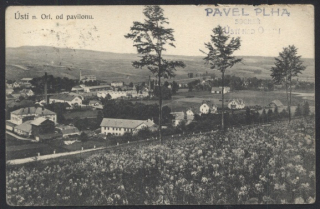 Ústí nad Orlicí. Od pavilonu.