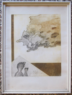 Jaroslava Severová - Dětské odpoledne (lept)