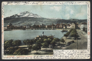 Luzern. Promenade u. Pilatus