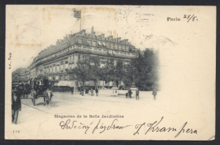 Paris. Magasins de la Belle Jardiniere