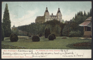 Bad Wildungen. Der Fürstenhof vom Georg-Victortalle.
